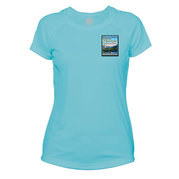 Rocky Mountain National Park Vintage Destinations Microfiber Women's T-Shirt