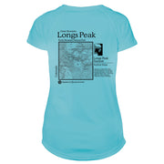 Longs Peak Classic Mountain Microfiber Women's T-Shirt