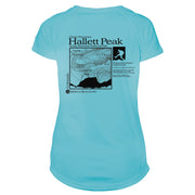 Hallett Peak Classic Mountain Microfiber Women's T-Shirt