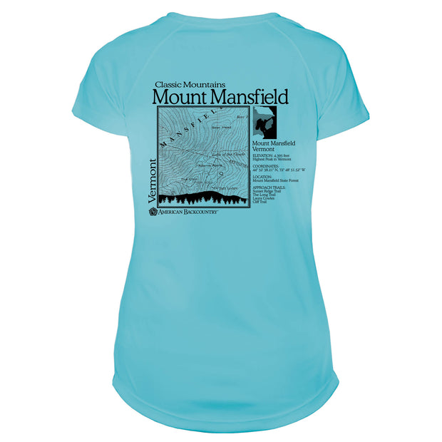 Mount Mansfield Classic Mountain Microfiber Women's T-Shirt