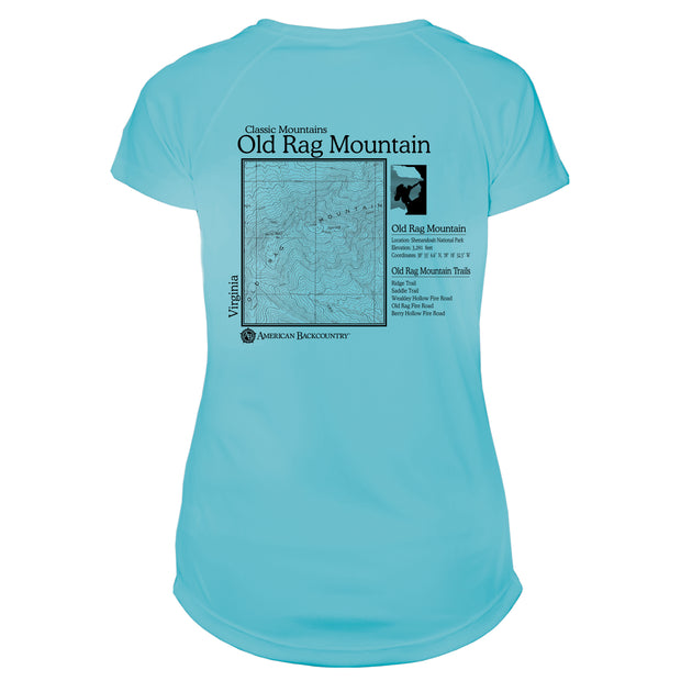 Old Rag Mountain Classic Mountain Microfiber Women's T-Shirt