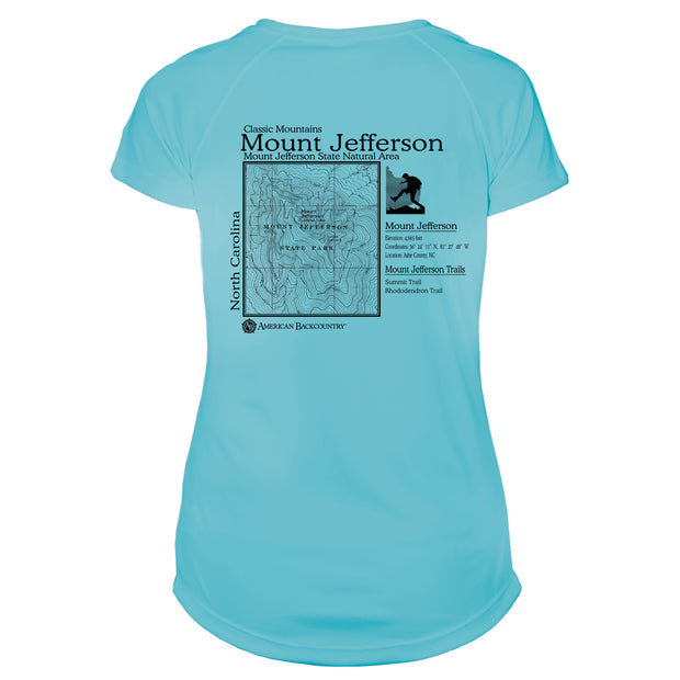 Mount Jefferson Classic Mountain Microfiber Women's T-Shirt