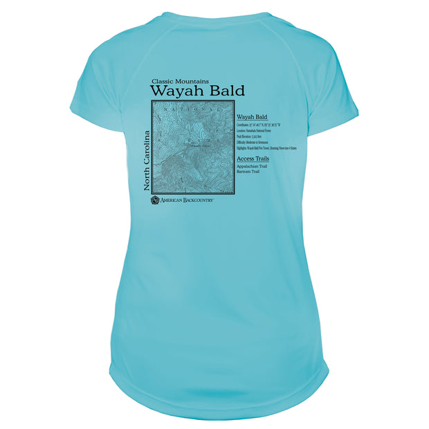 Wayah Bald Classic Mountain Microfiber Women's T-Shirt