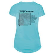 Jay Peak Classic Mountain Microfiber Women's T-Shirt