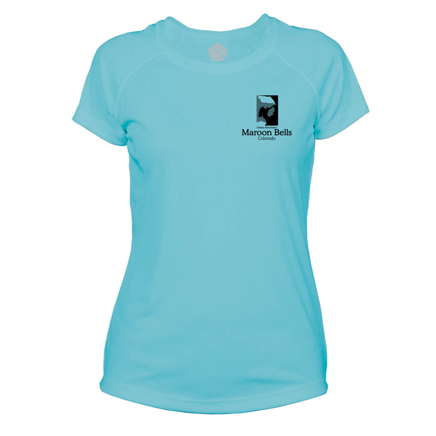 Maroon Bells Classic Mountain Microfiber Women's T-Shirt
