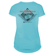 Mount Rainier Trails Diamond Topo Microfiber Women's T-Shirt