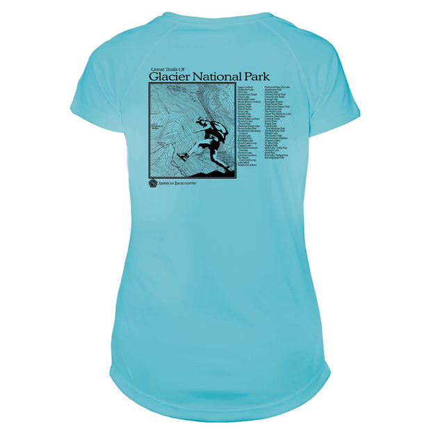 Glacier National Park Great Trails Microfiber Women's T-Shirt