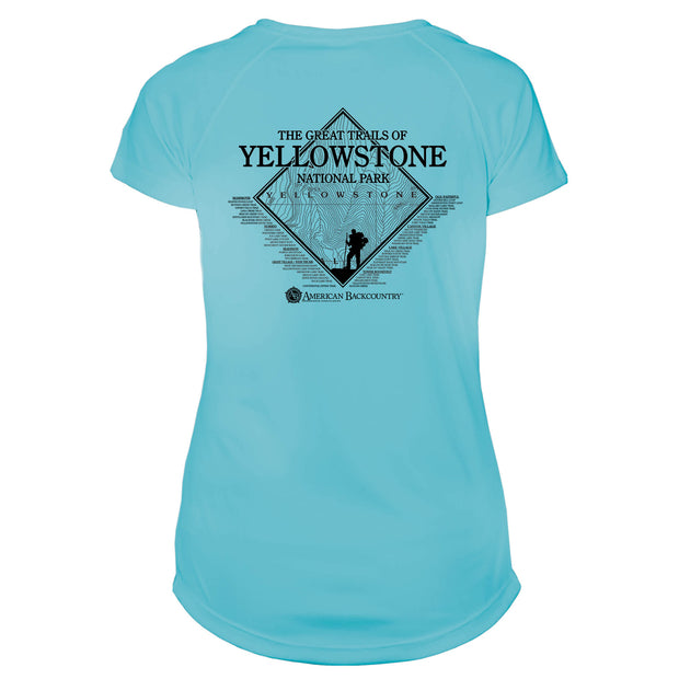Yellowstone National Park Great Trails Microfiber Women's T-Shirt