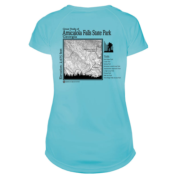 Amicalola Falls Great Trails Microfiber Women's T-Shirt