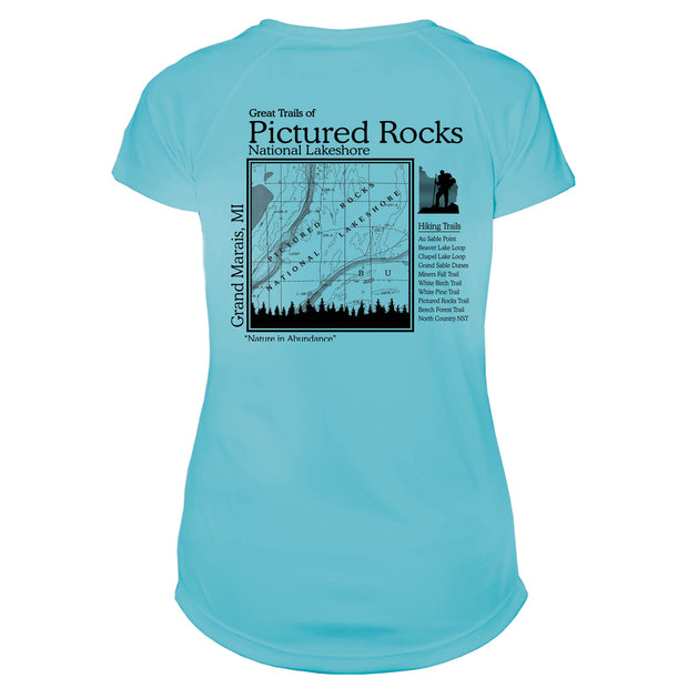 Pictured Rocks Great Trails Microfiber Women's T-Shirt