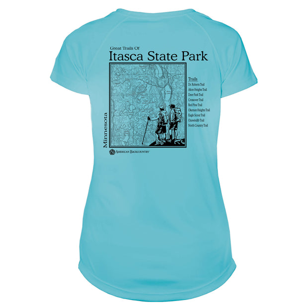 Itasca State Park Great Trails Microfiber Women's T-Shirt