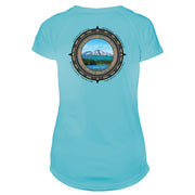 Retro Compass Mount Shasta Microfiber Short Sleeve Women's T-Shirt