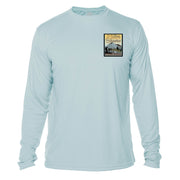 Mount Shasta Vintage Destinations Long Sleeve Men's Microfiber Men's T-Shirt