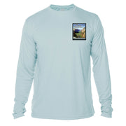 Zion National Park Vintage Destinations Long Sleeve Men's Microfiber Men's T-Shirt
