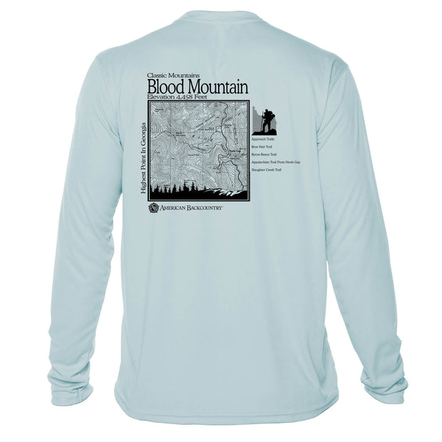 Blood Mountain Classic Mountain Long Sleeve Microfiber Men's T-Shirt