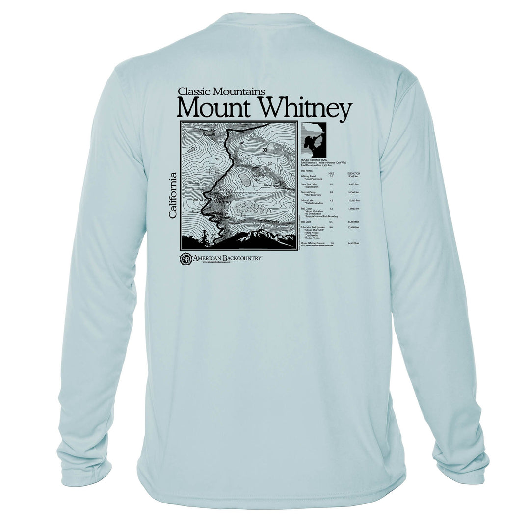 Mount Whitney Classic Mountain Long Sleeve Microfiber Men's T