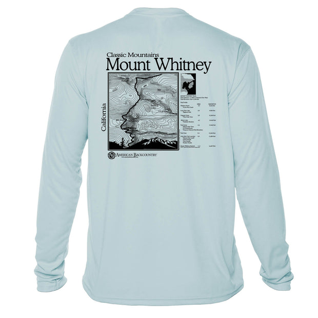 Mount Whitney Classic Mountain Long Sleeve Microfiber Men's T-Shirt