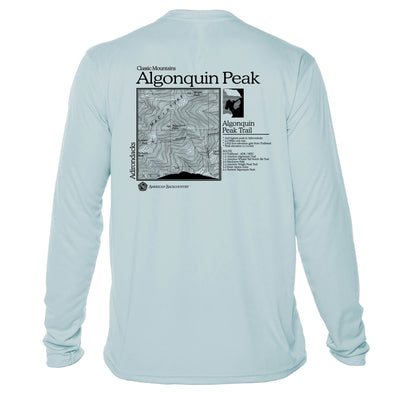 Algonquin Peak Classic Mountain Long Sleeve Microfiber Men's T-Shirt