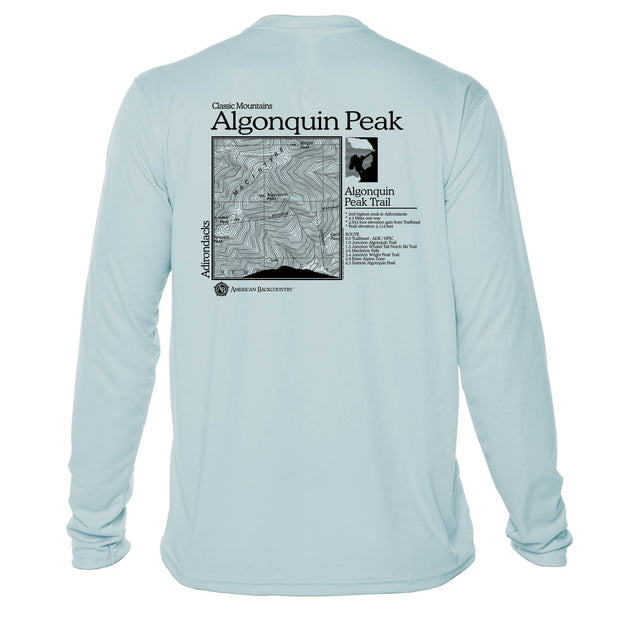 Algonquin Peak Classic Mountain Long Sleeve Microfiber Men's T-Shirt