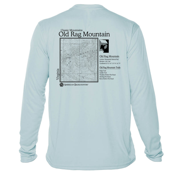 Pikes Peak Classic Mountain Long Sleeve Microfiber Men's T-Shirt