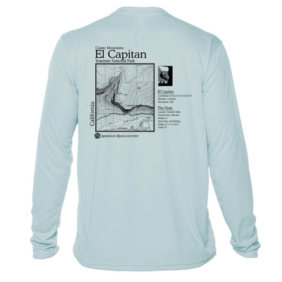 El Capitan Classic Mountain Long Sleeve Microfiber Men's T-Shirt