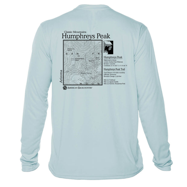 Humphrey's Peak Classic Mountain Long Sleeve Microfiber Men's T-Shirt