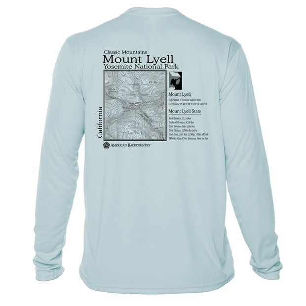 Mount Lyell Classic Mountain Long Sleeve Microfiber Men's T-Shirt