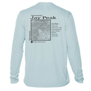 Jay Peak Classic Mountain Long Sleeve Microfiber Men's T-Shirt