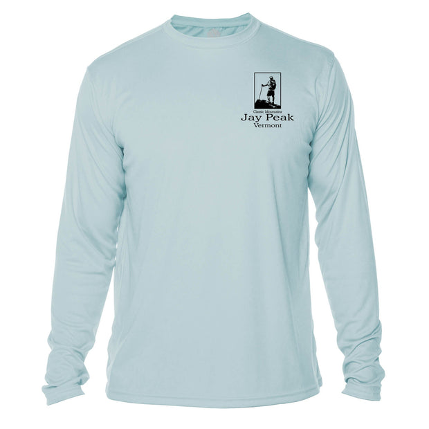 Jay Peak Classic Mountain Long Sleeve Microfiber Men's T-Shirt – American  Backcountry