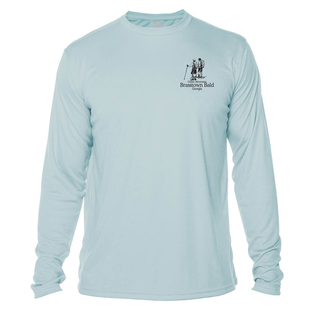 Brasstown Bald Classic Mountain Long Sleeve Microfiber Men's T-Shirt