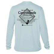 Canyonlands Diamond Topo Long Sleeve Microfiber Men's T-Shirt