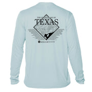 Texas Diamond Topo Long Sleeve Microfiber Men's T-Shirt