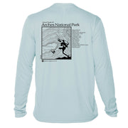 Arches National Park Great Trails Long Sleeve Microfiber Men's T-Shirt