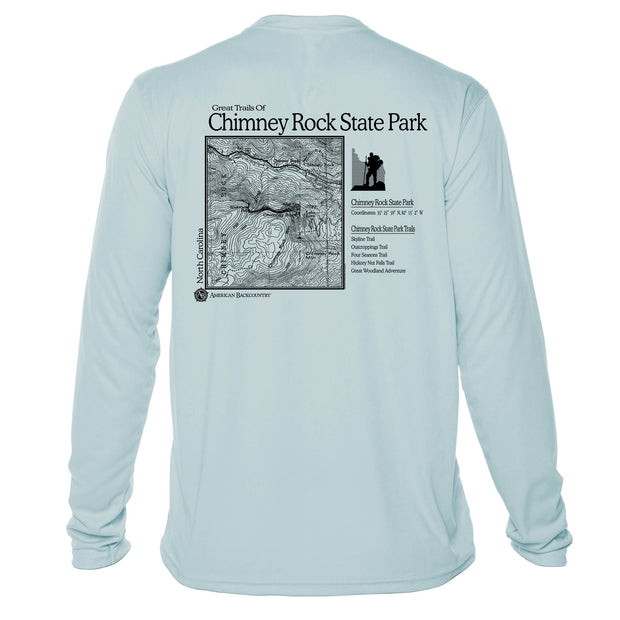 Chimney Rock Great Trails Long Sleeve Microfiber Men's T-Shirt