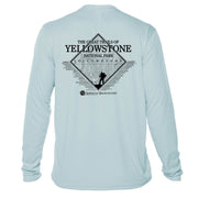 Yellowstone National Park Great Trails Long Sleeve Microfiber Men's T-Shirt