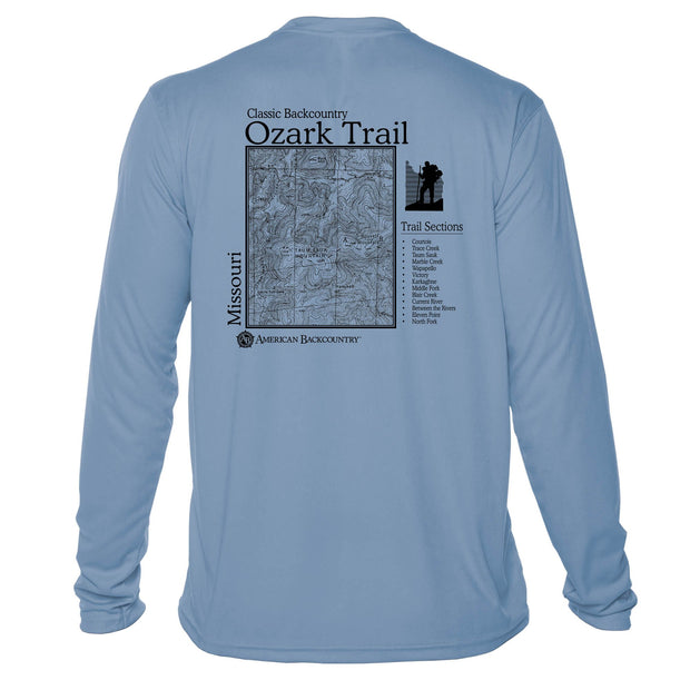 Ozark Trail Classic Backcountry Long Sleeve Microfiber Men's T-Shirt