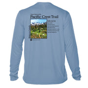 Pacific Crest Trail Classic Backcountry Long Sleeve Microfiber Men's T-Shirt