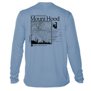 Mount Hood Classic Mountain Long Sleeve Microfiber Men's T-Shirt