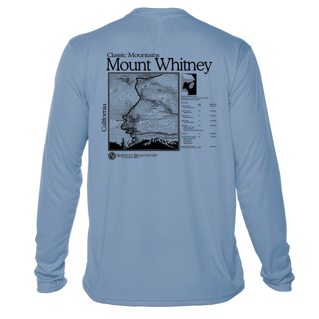 Mount Whitney Classic Mountain Long Sleeve Microfiber Men's T