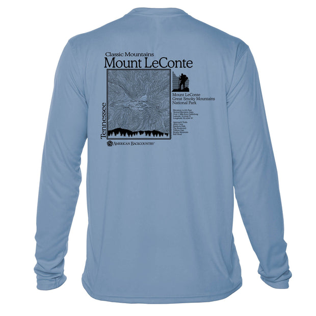 Mount Leconte Classic Mountain Long Sleeve Microfiber Men's T-Shirt