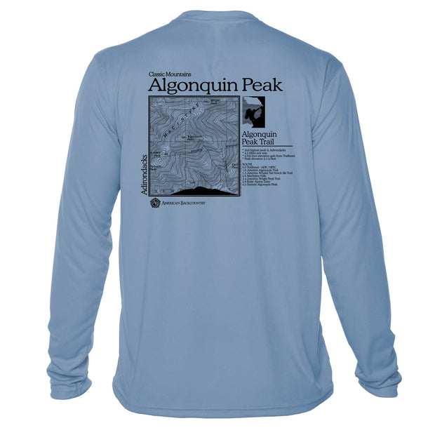 Algonquin Peak Classic Mountain Long Sleeve Microfiber Men's T-Shirt