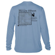 Mount Elbert Classic Mountain Long Sleeve Microfiber Men's T-Shirt