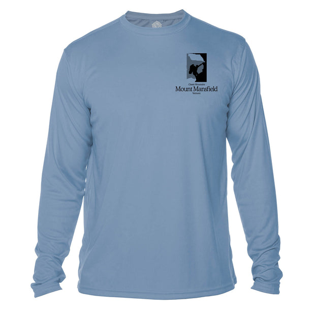 Mount Mansfield Classic Mountain Long Sleeve Microfiber Men's T-Shirt