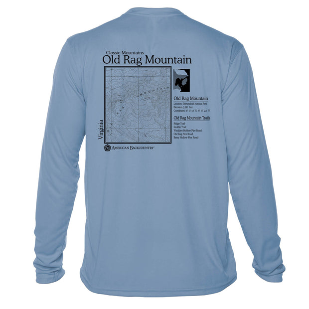 Pikes Peak Classic Mountain Long Sleeve Microfiber Men's T-Shirt