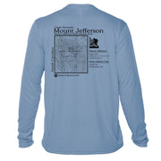 Mount Jefferson Classic Mountain Long Sleeve Microfiber Men's T-Shirt