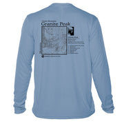 Granite Peak Classic Mountain Long Sleeve Microfiber Men's T-Shirt