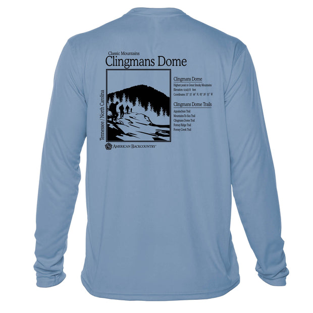 Clingmans Dome Classic Mountain Long Sleeve Microfiber Men's T-Shirt