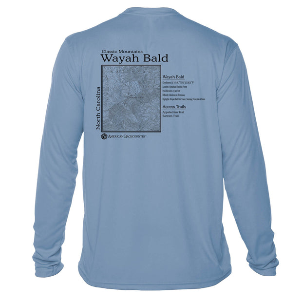 Wayah Bald Classic Mountain Long Sleeve Microfiber Men's T-Shirt