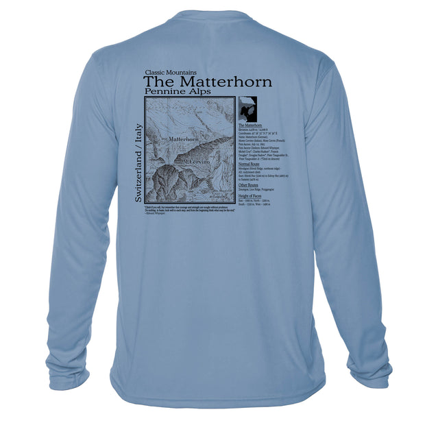 Matterhorn Classic Mountain Long Sleeve Men's Microfiber Men's T-Shirt