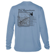 Matterhorn Classic Mountain Long Sleeve Microfiber Men's T-Shirt